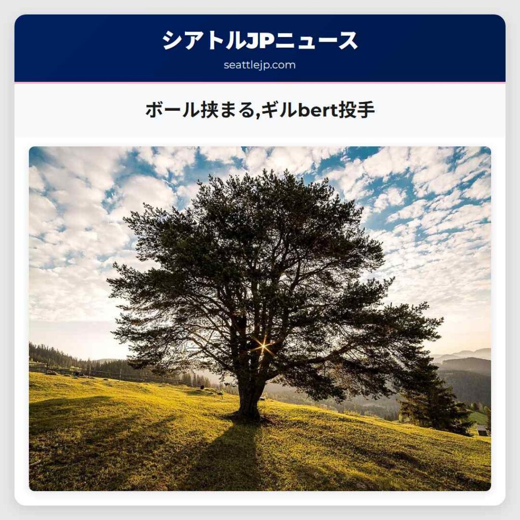 ボール挟まる,ギルbert投手