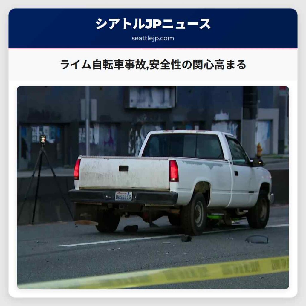 ライム自転車事故,安全性の関心高まる