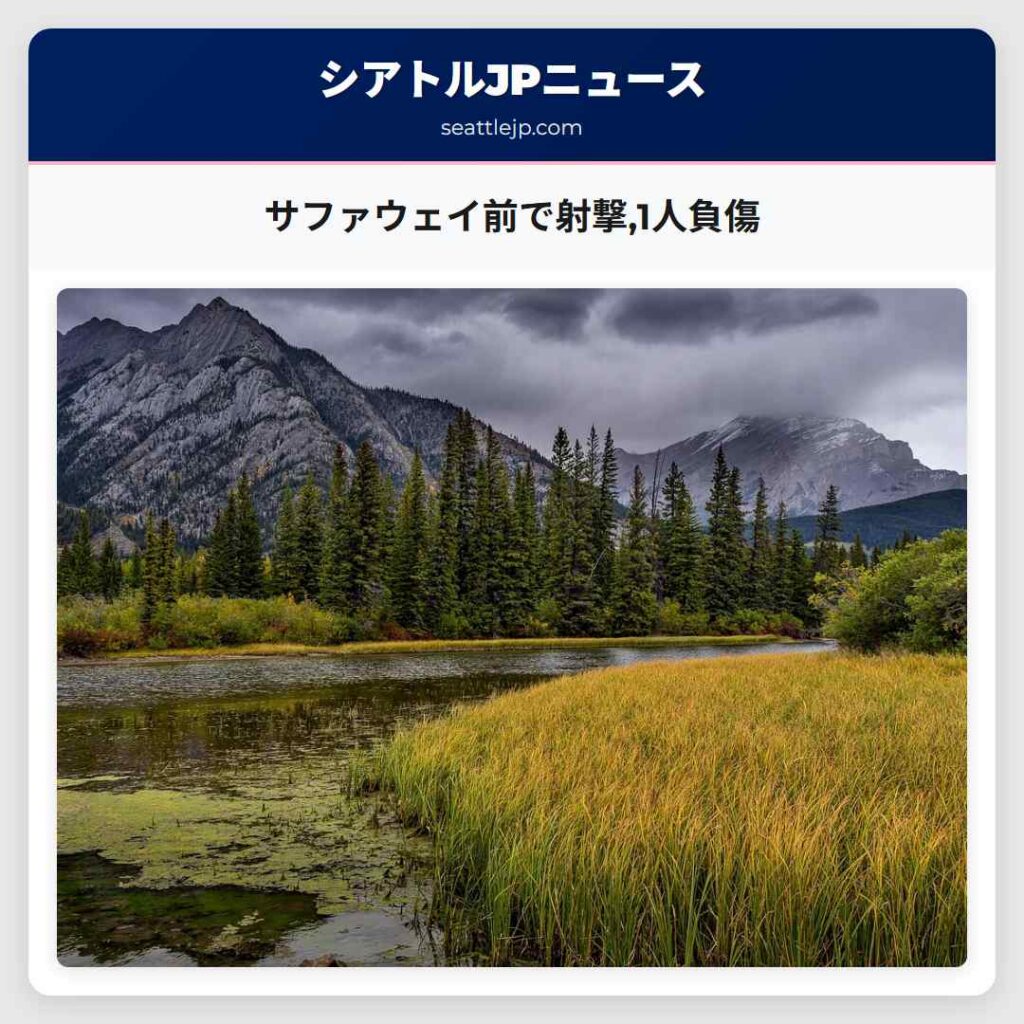 サファウェイ前で射撃,1人負傷
