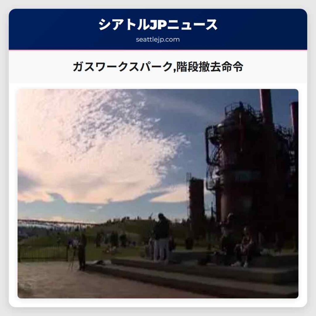 ガスワークスパーク,階段撤去命令