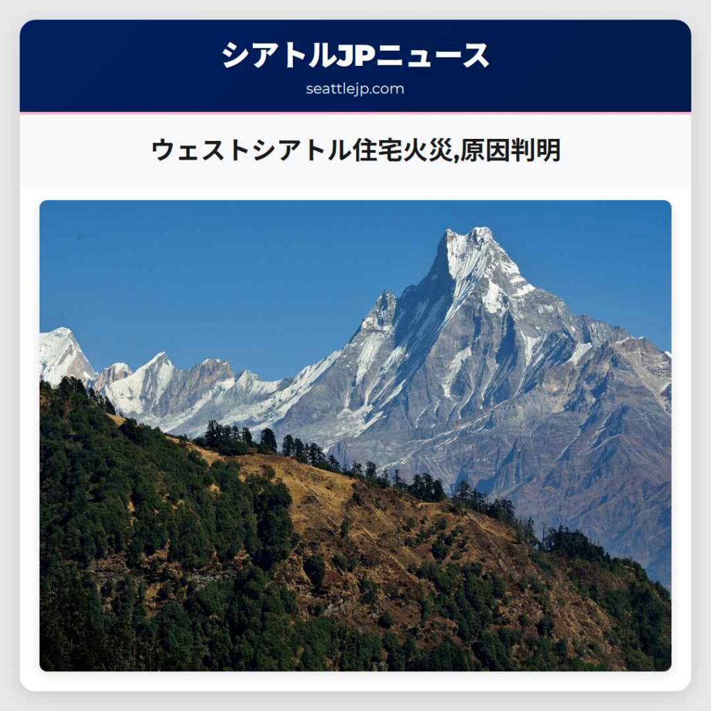 ウェストシアトル住宅火災,原因判明