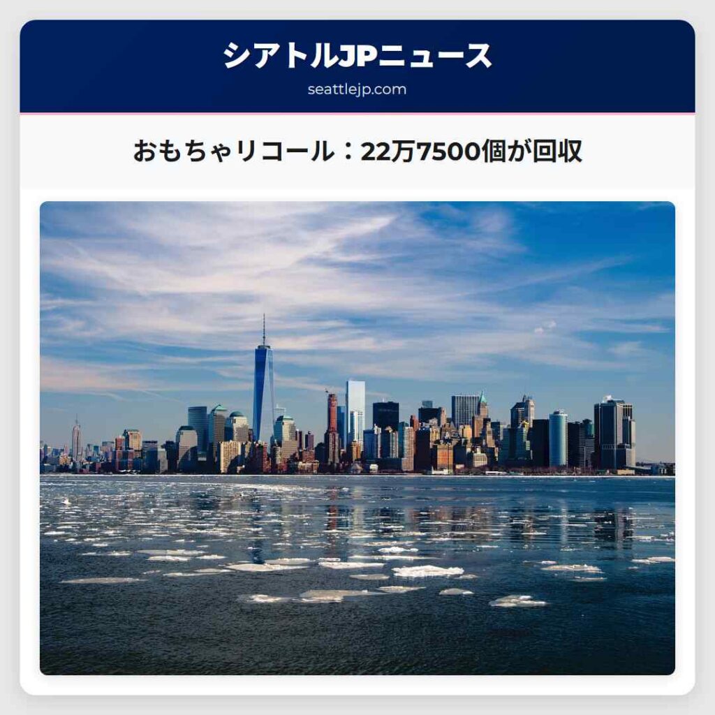 おもちゃリコール：22万7500個が回収