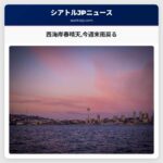 西海岸の春の晴天が今週末で終わり雨が戻る