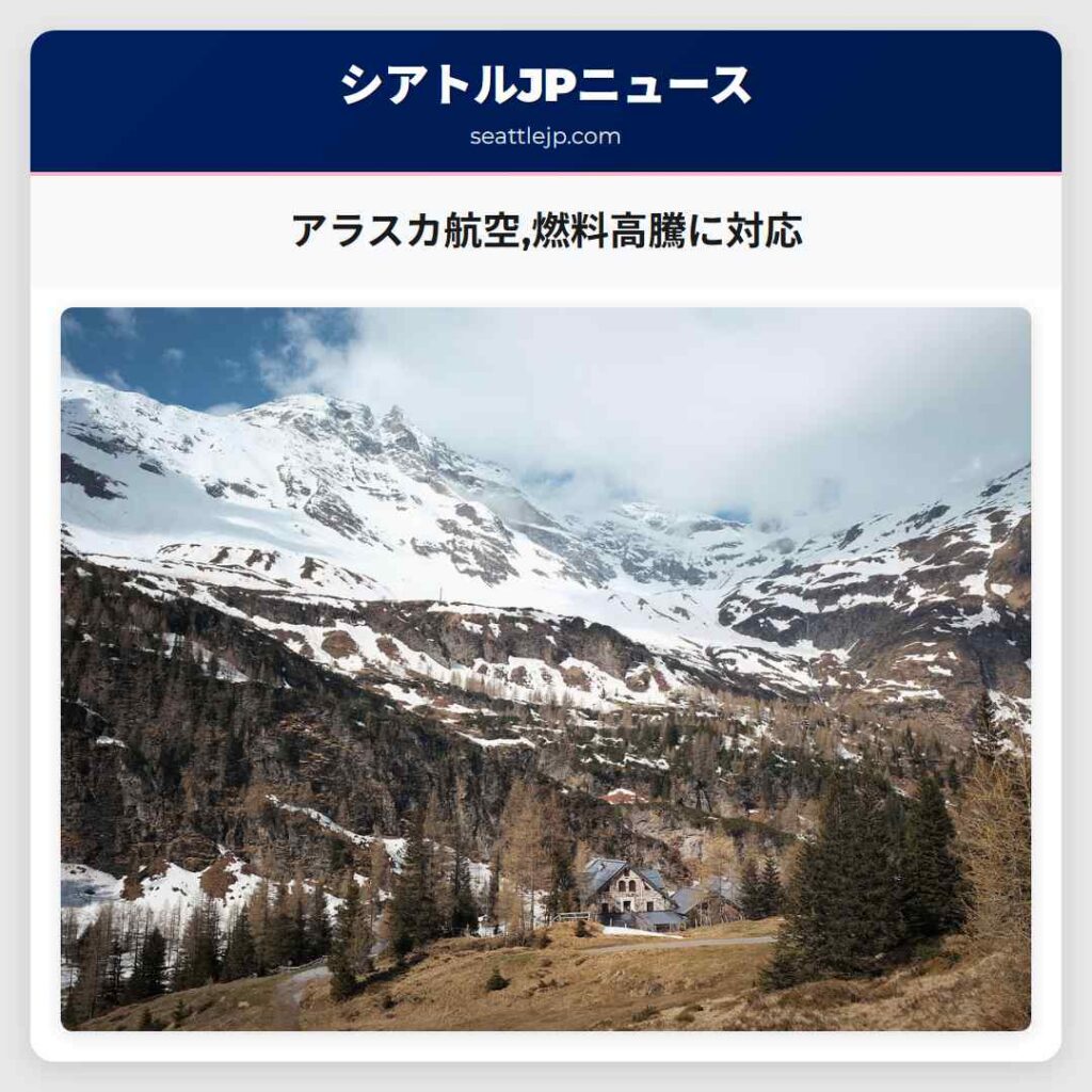 アラスカ航空,燃料高騰に対応