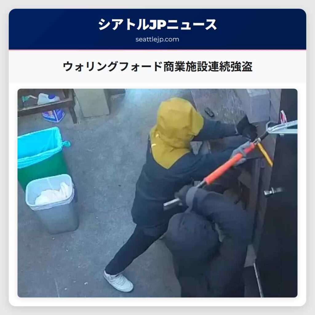 ウォリングフォード商業施設連続強盗