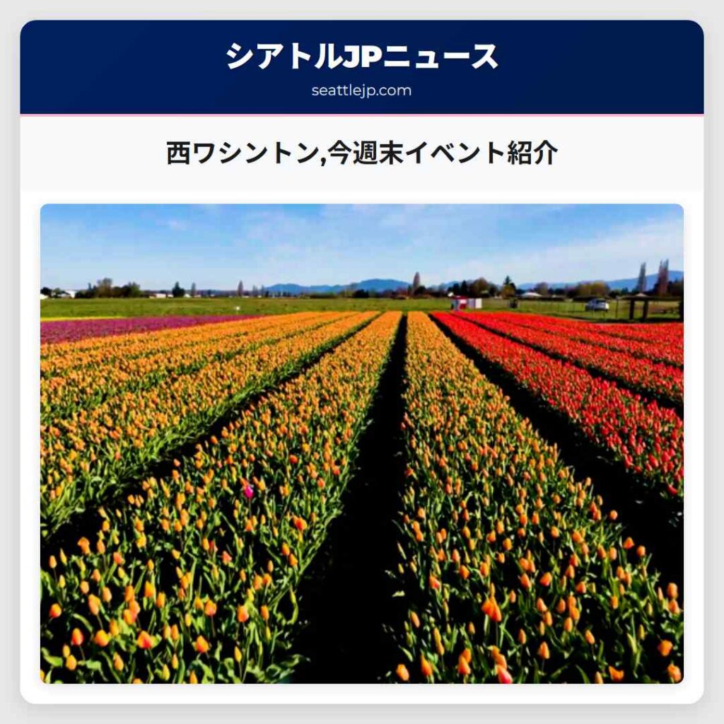 西ワシントン,今週末イベント紹介