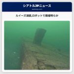 目視できない海底の町をロボットが明らかにする