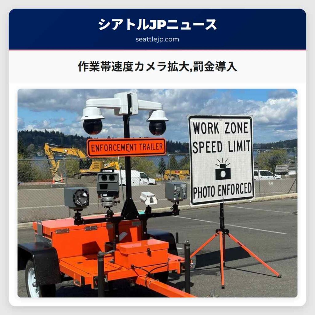 作業帯速度カメラ拡大,罰金導入