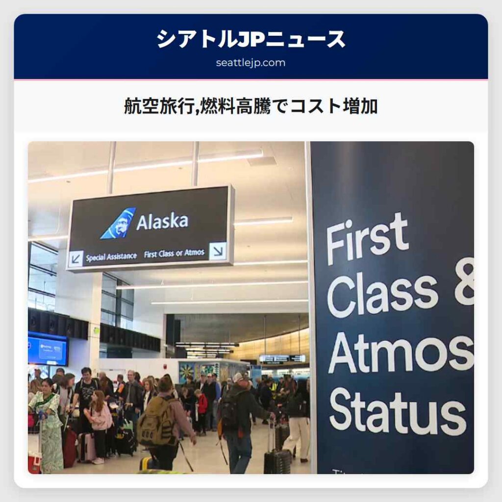 航空旅行,燃料高騰でコスト増加