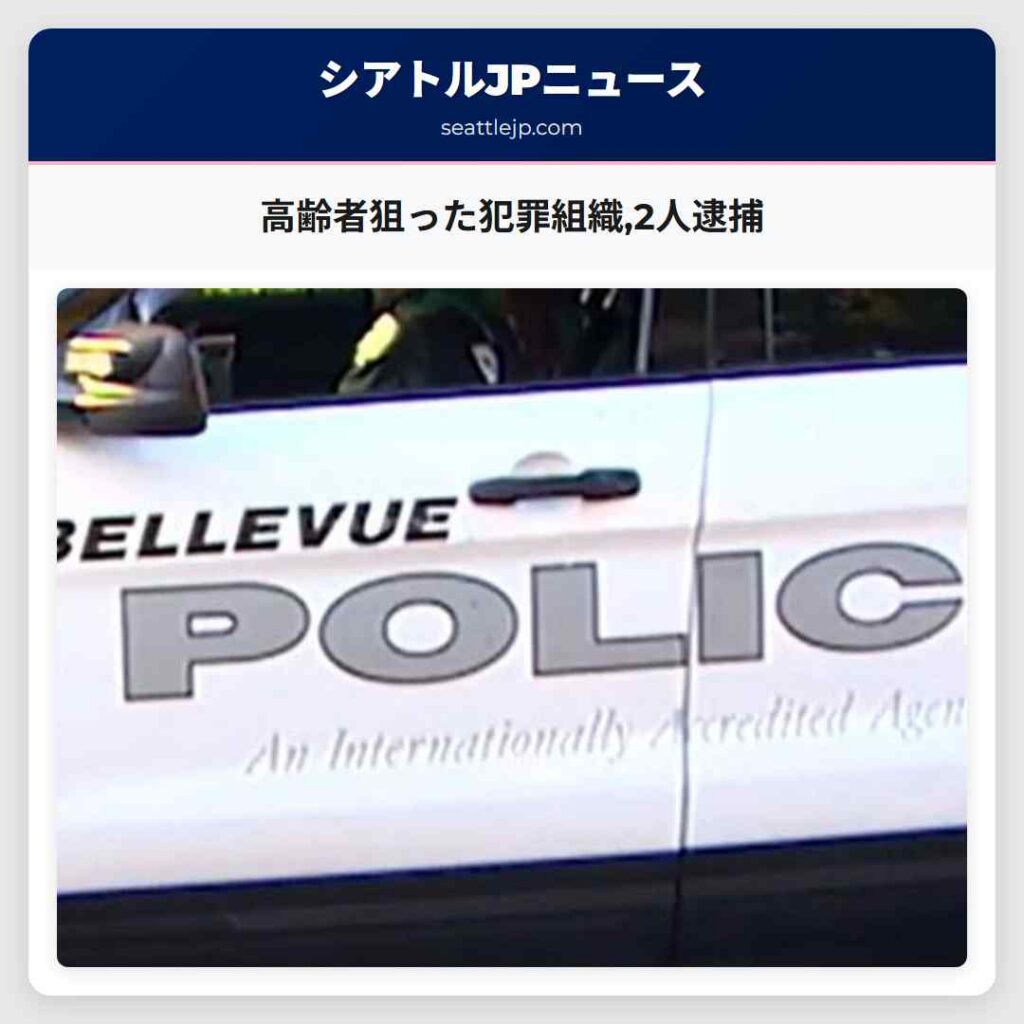 高齢者狙った犯罪組織,2人逮捕