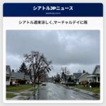 シアトル週末涼しくマーチャルデイに雨