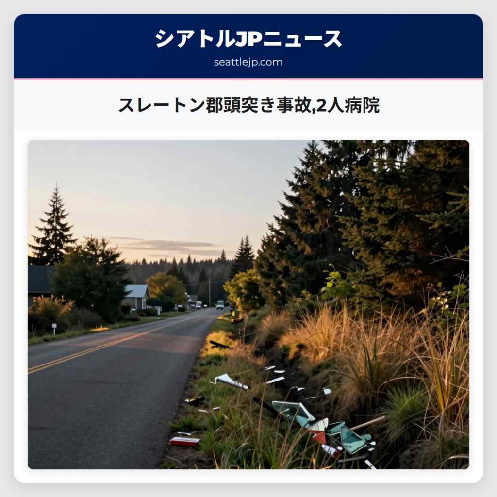 スレートン郡頭突き事故,2人病院