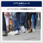 ピーナッツヒルトで歩道整備28ブロック