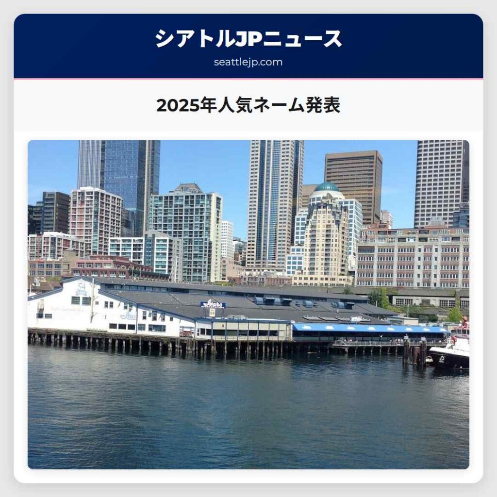 2025年人気ネーム発表