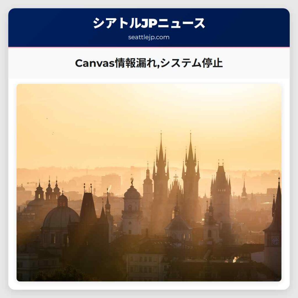 Canvas情報漏れ,システム停止