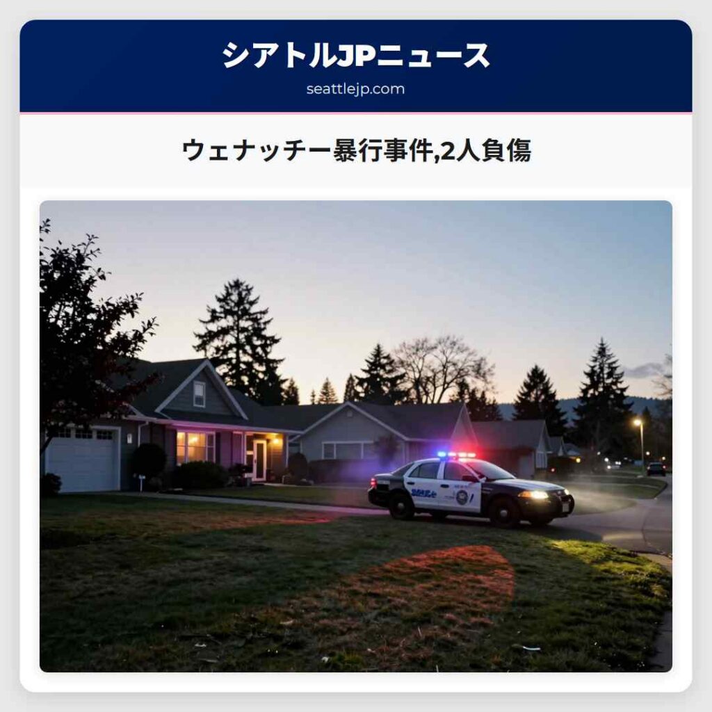 ウェナッチー暴行事件,2人負傷