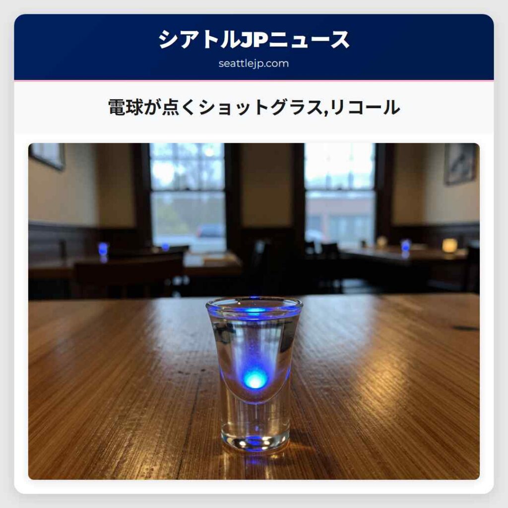 電球が点くショットグラス,リコール