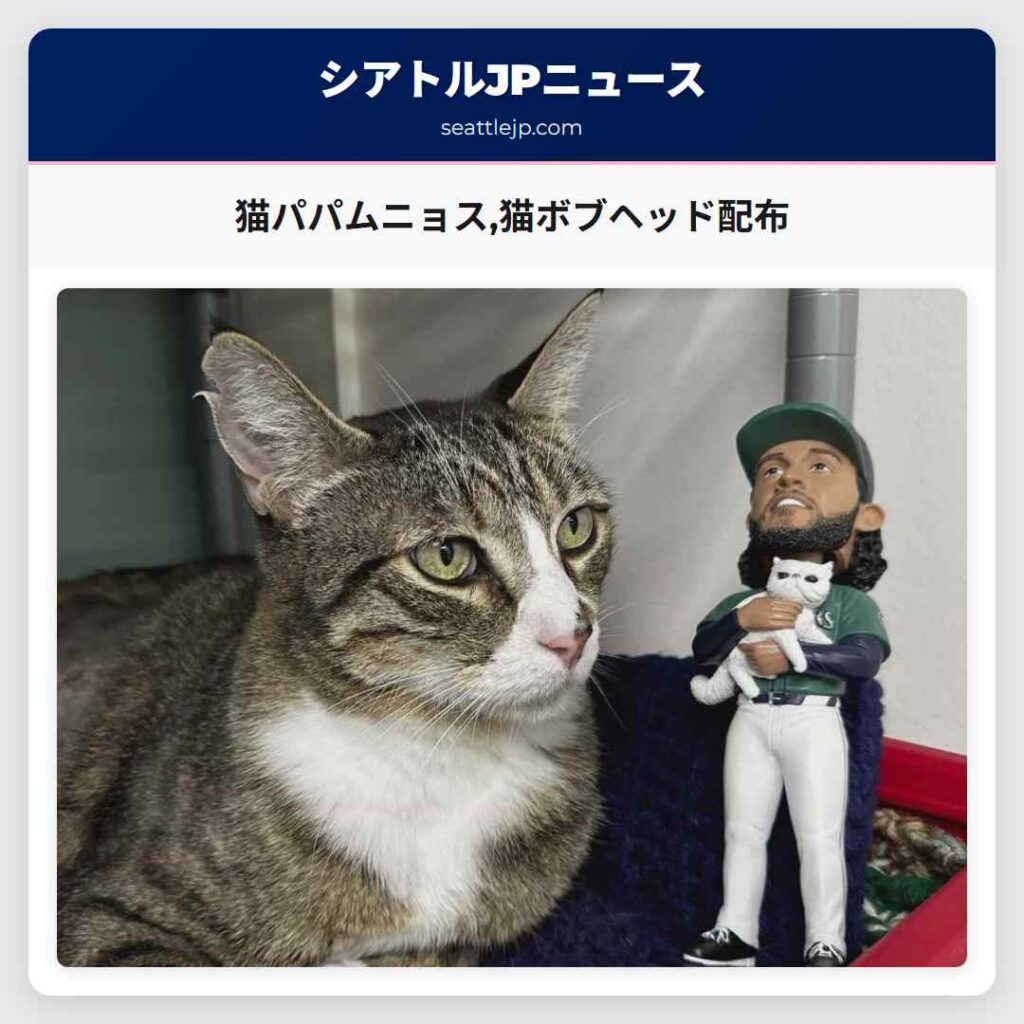 猫パパムニョス,猫ボブヘッド配布