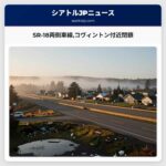 SR-18両側車線コヴィントン付近閉鎖