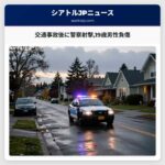 交通事故後に警察射撃19歳男性負傷