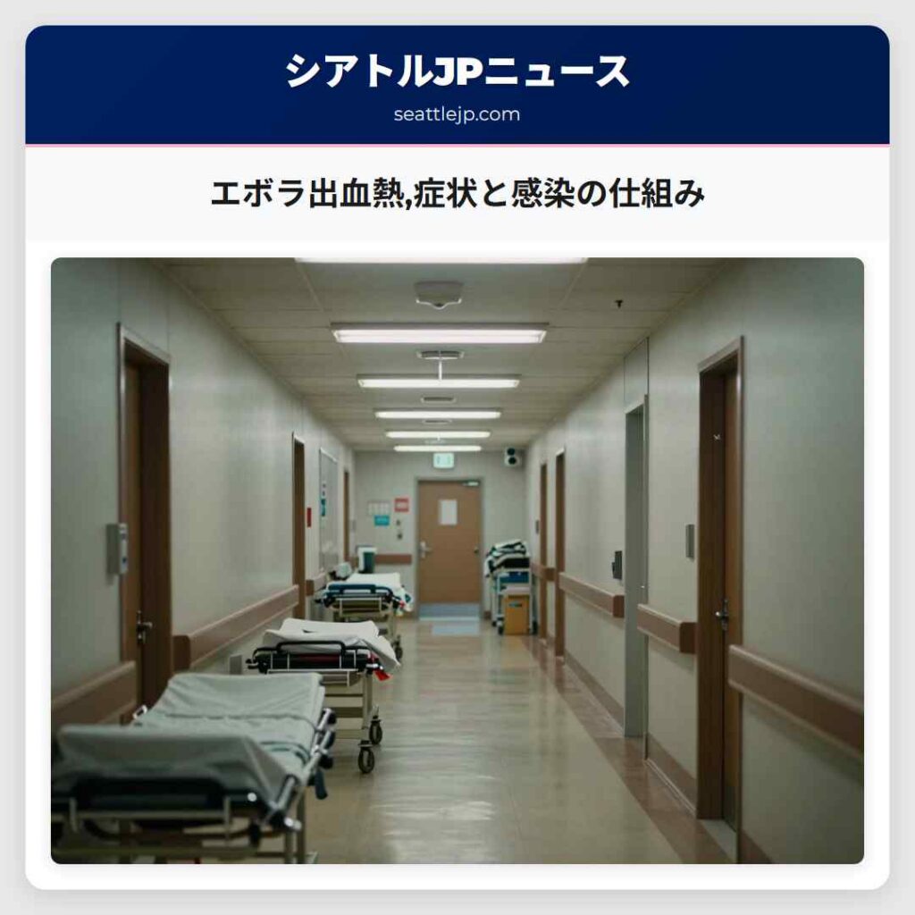 エボラ出血熱,症状と感染の仕組み