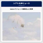 Idahoでジェット機衝突4人無事