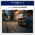 レントン6年逃亡殺人容疑者逮捕
