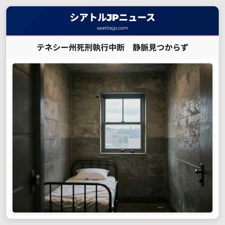 テネシー州死刑執行中断　静脈見つからず