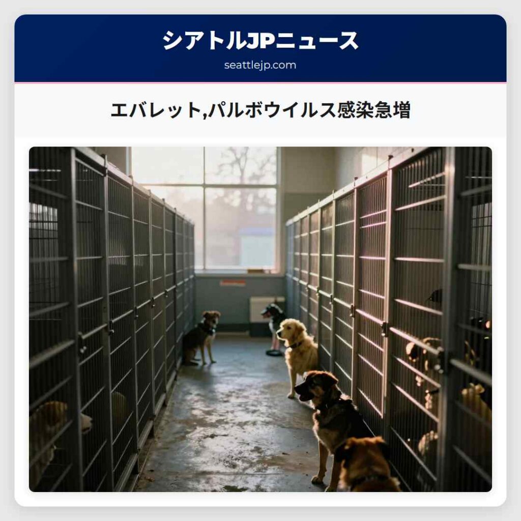 エバレット,パルボウイルス感染急増
