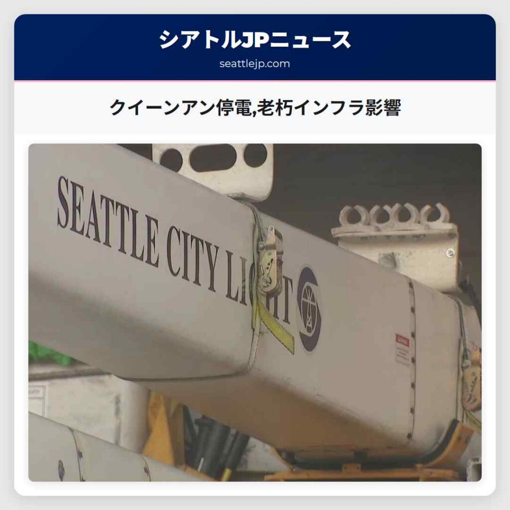 クイーンアン停電,老朽インフラ影響