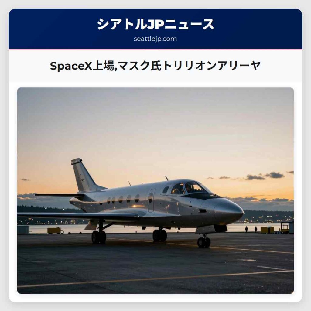 SpaceX上場,マスク氏トリリオンアリーヤ