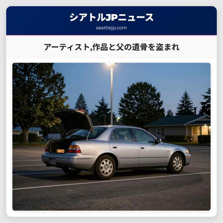 アーティスト作品と父の遺骨を盗まれ