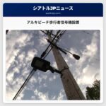 アルキビーチ歩行者信号機設置