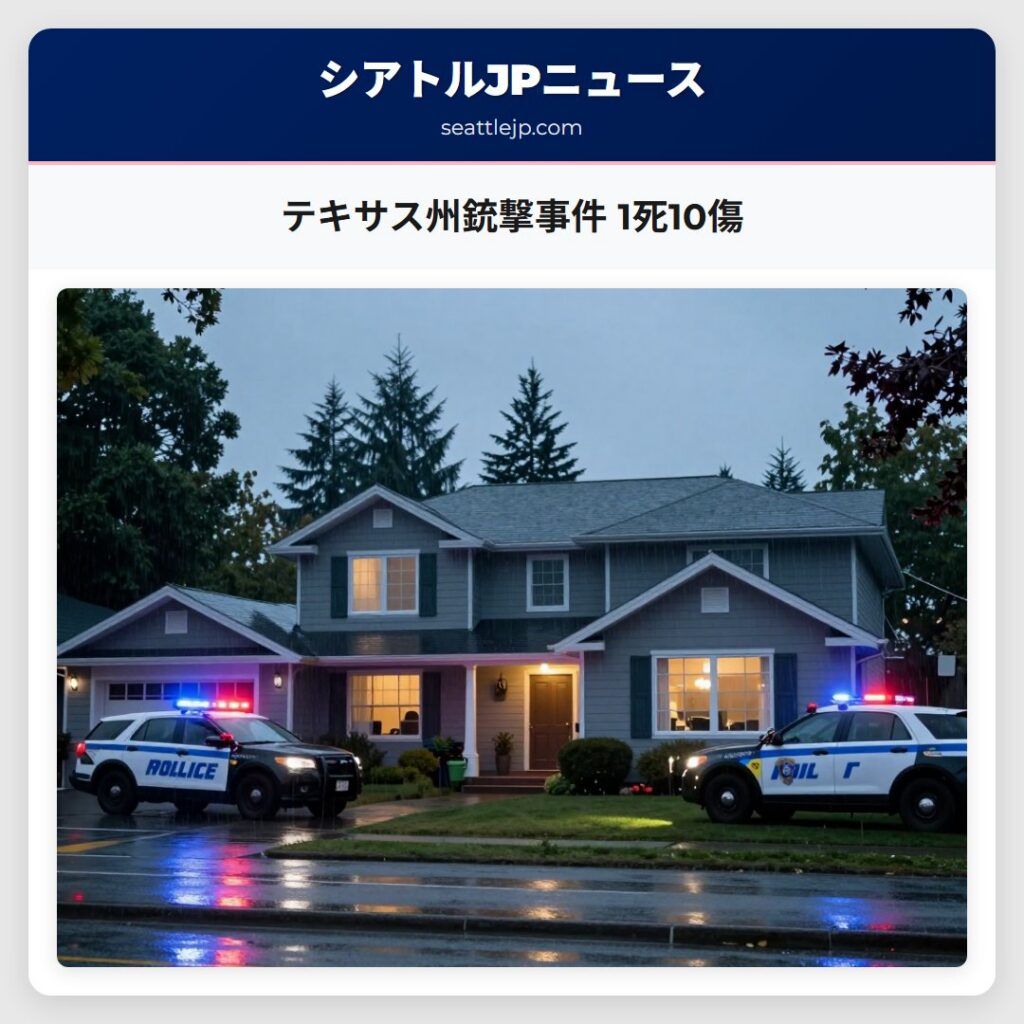 テキサス州銃撃事件 1死10傷