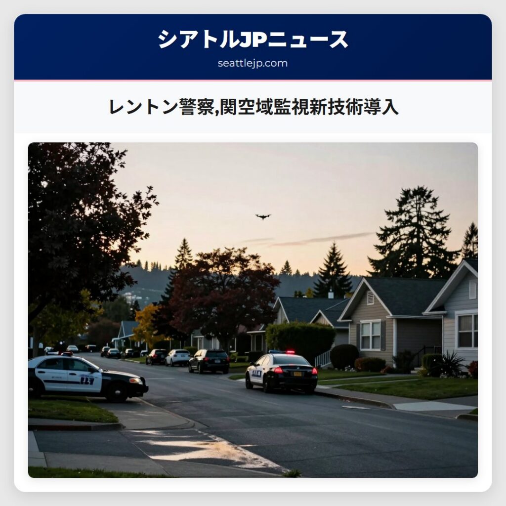 レントン警察,関空域監視新技術導入
