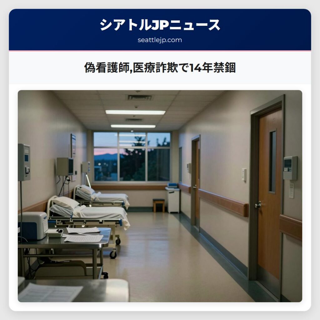 偽看護師,医療詐欺で14年禁錮