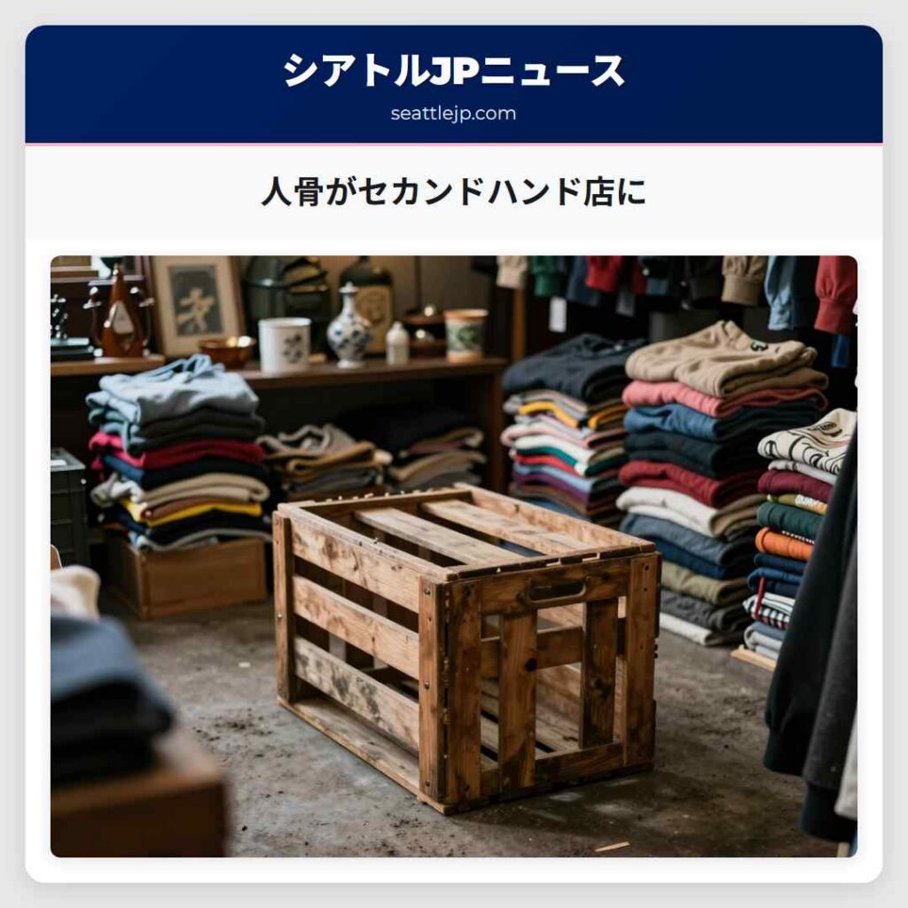 人骨がセカンドハンド店に