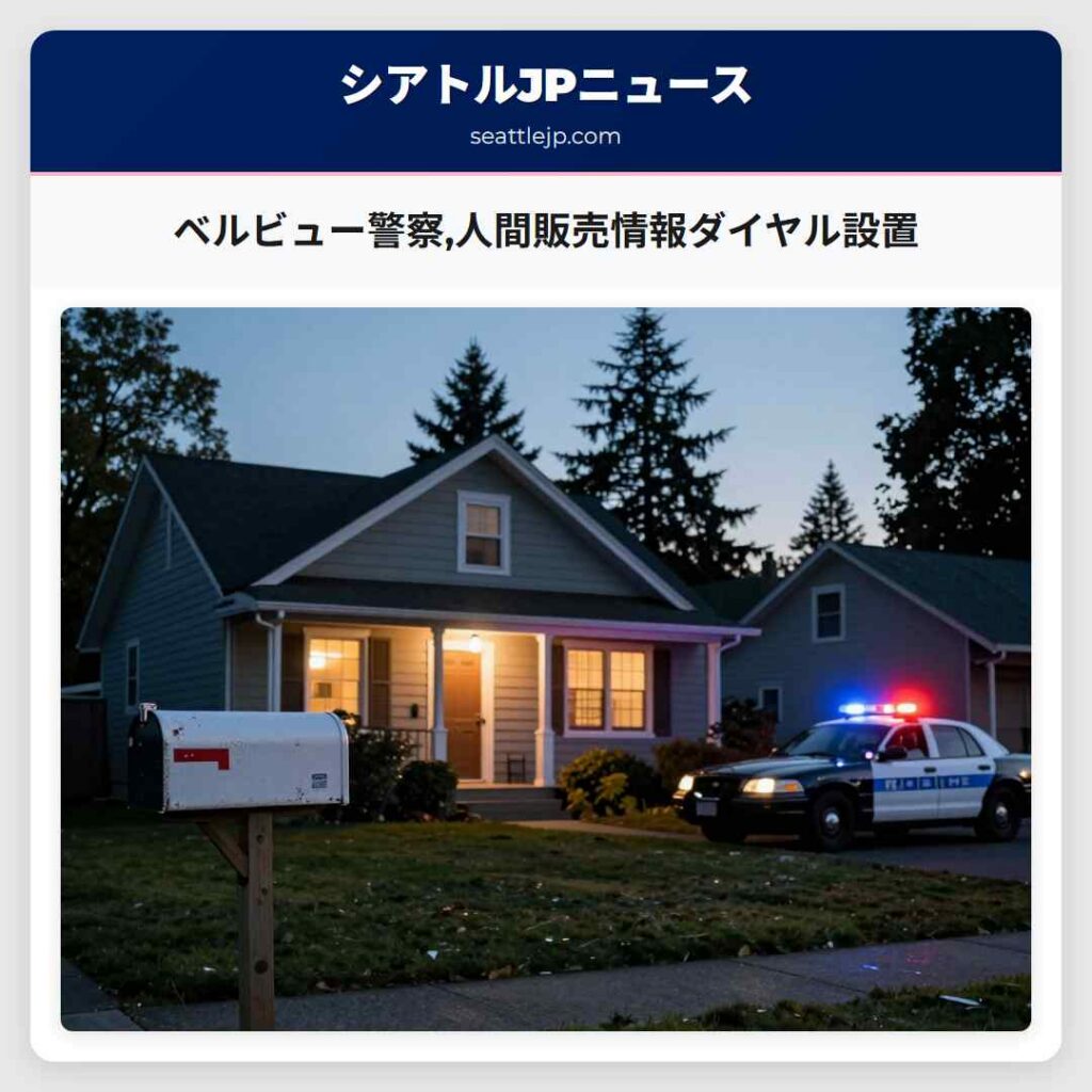 ベルビュー警察,人間販売情報ダイヤル設置