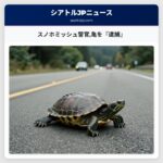 スノホミッシュ警官亀を『逮捕』