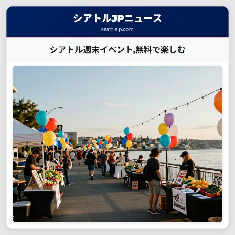 シアトル週末イベント無料で楽しむ