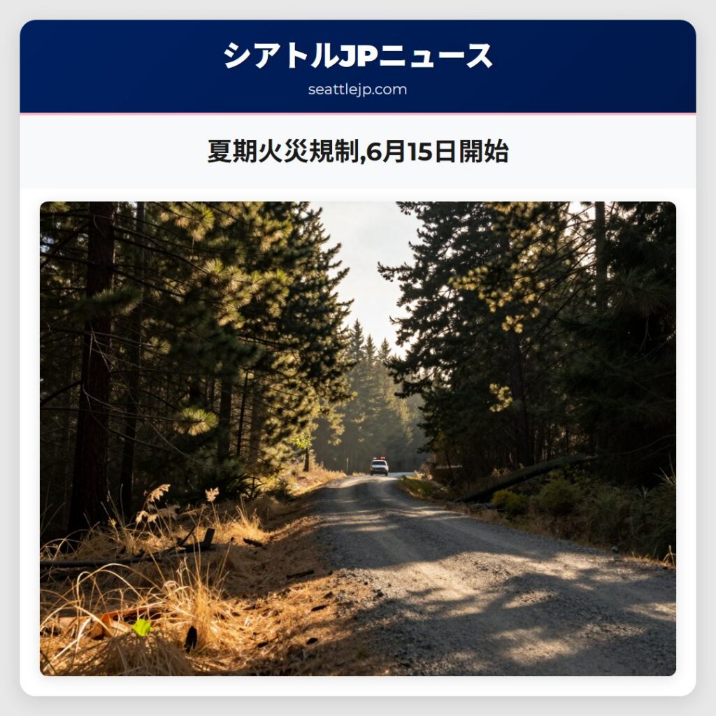 夏期火災規制,6月15日開始