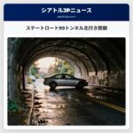 ステートロート99トンネル北行き閉鎖