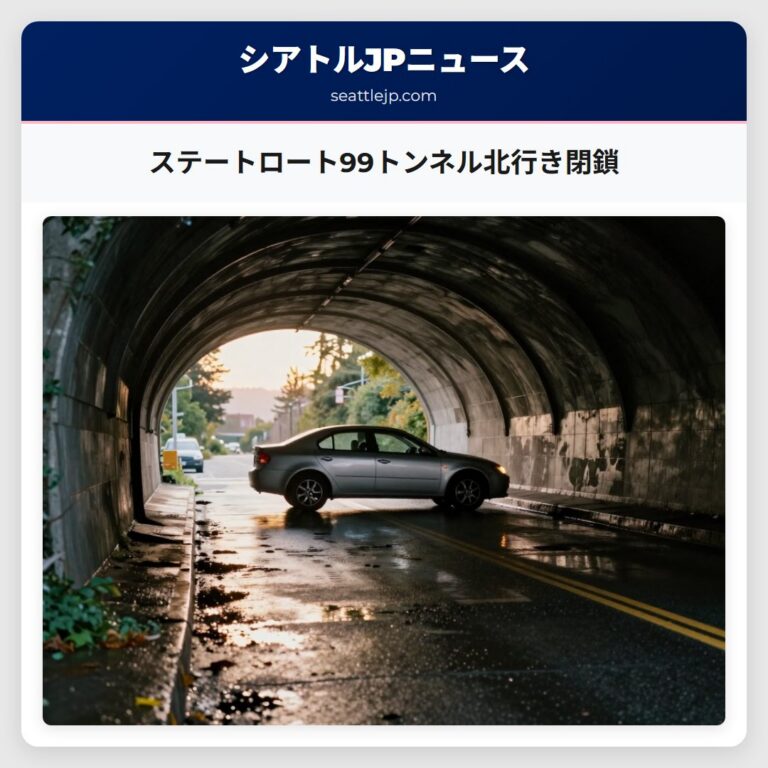 ステートロート99トンネル北行き閉鎖