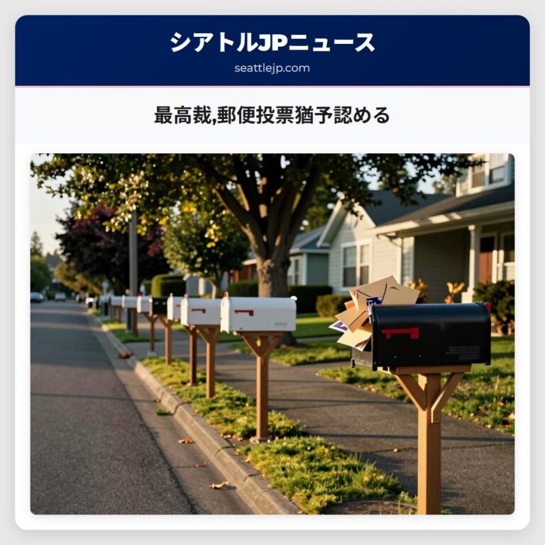 最高裁郵便投票猶予認める
