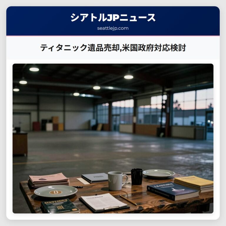 ティタニック遺品売却米国政府対応検討