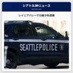 レイニアバレーで13歳少年逮捕