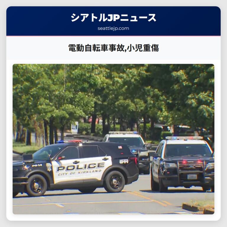 電動自転車事故小児重傷