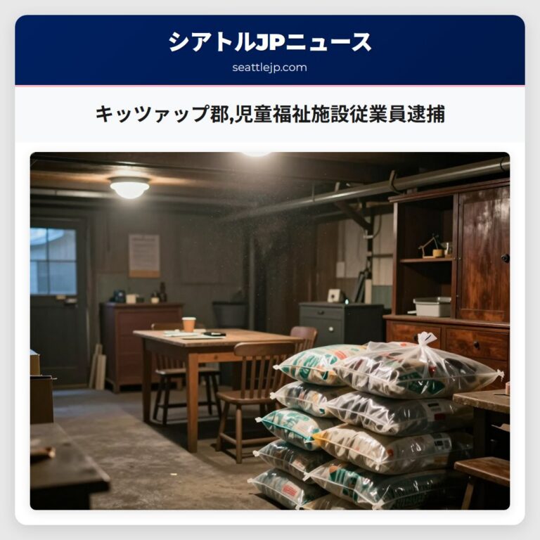キッツァップ郡児童福祉施設従業員逮捕
