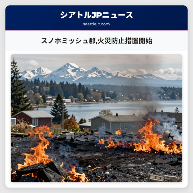 スノホミッシュ郡火災防止措置開始