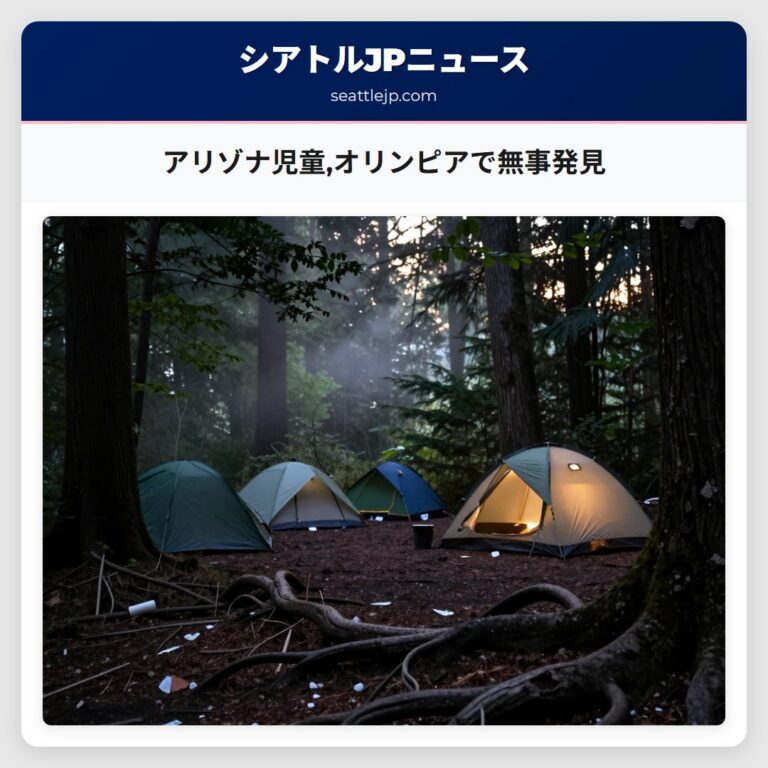 アリゾナ児童オリンピアで無事発見